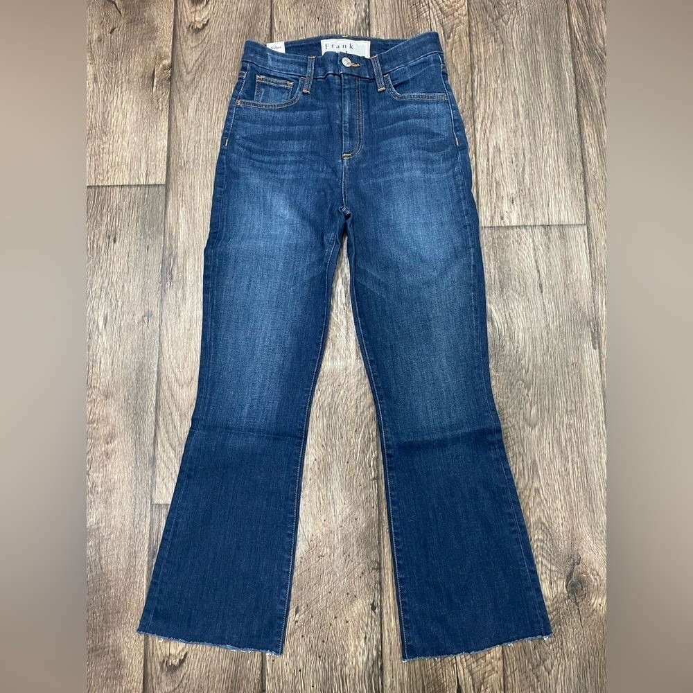 Frank & Eileen Killian Crop Flare Jeans NEW SZ 25 #4